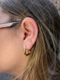 Aros Dorados Acero Inoxidable