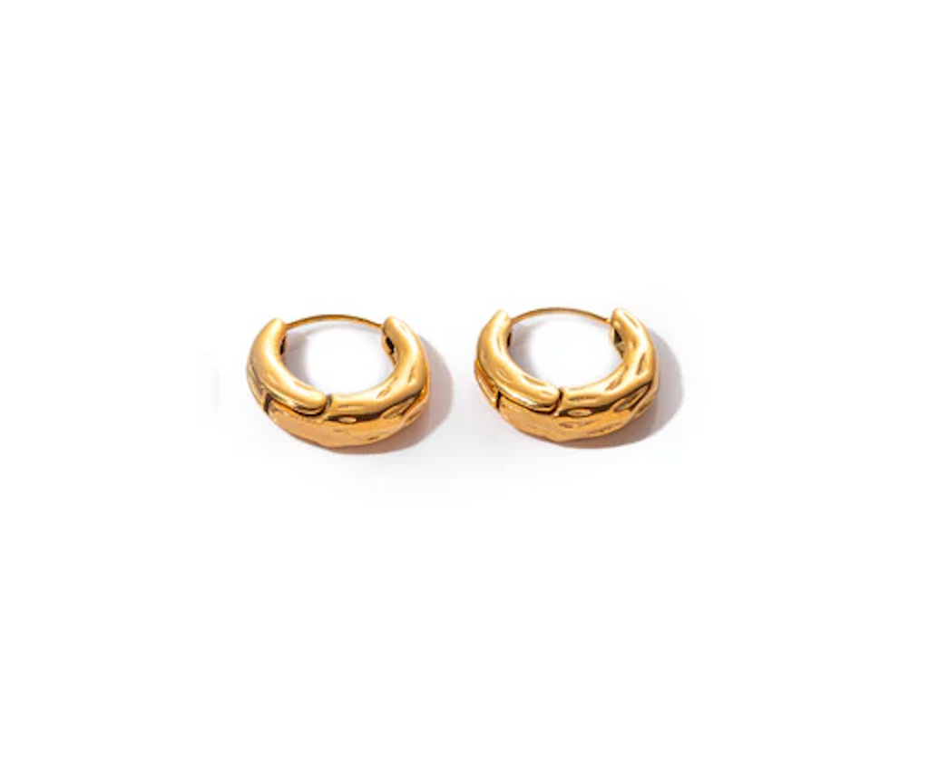 Aros Acero Dorado