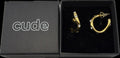 Pendientes Acero Inoxidable Dorados Irregulares con Piedras